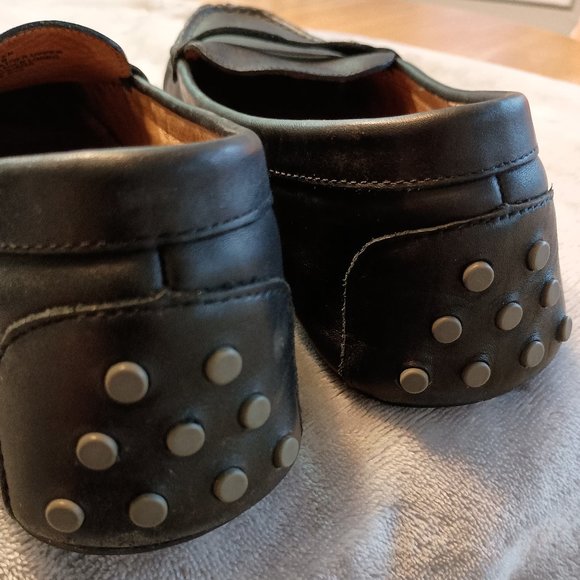 Ralph Lauren Belen Black Leather Driver Loafer - Picture 9 of 15